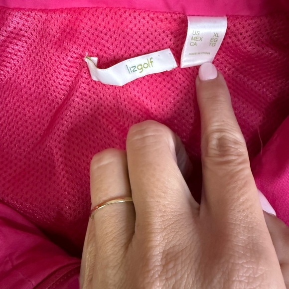 J110 Lizgolf Pink Women's Utility Jacket - Picture 4 of 8